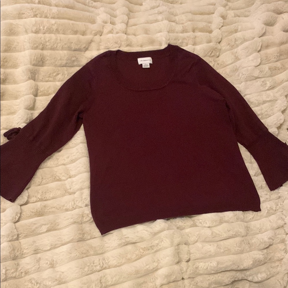 Women's Burgundy Sweater